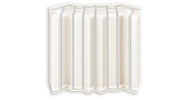 Накладки для плинтуса Идеал Дюра Фигурный 80мм - 033 Кремово-белый